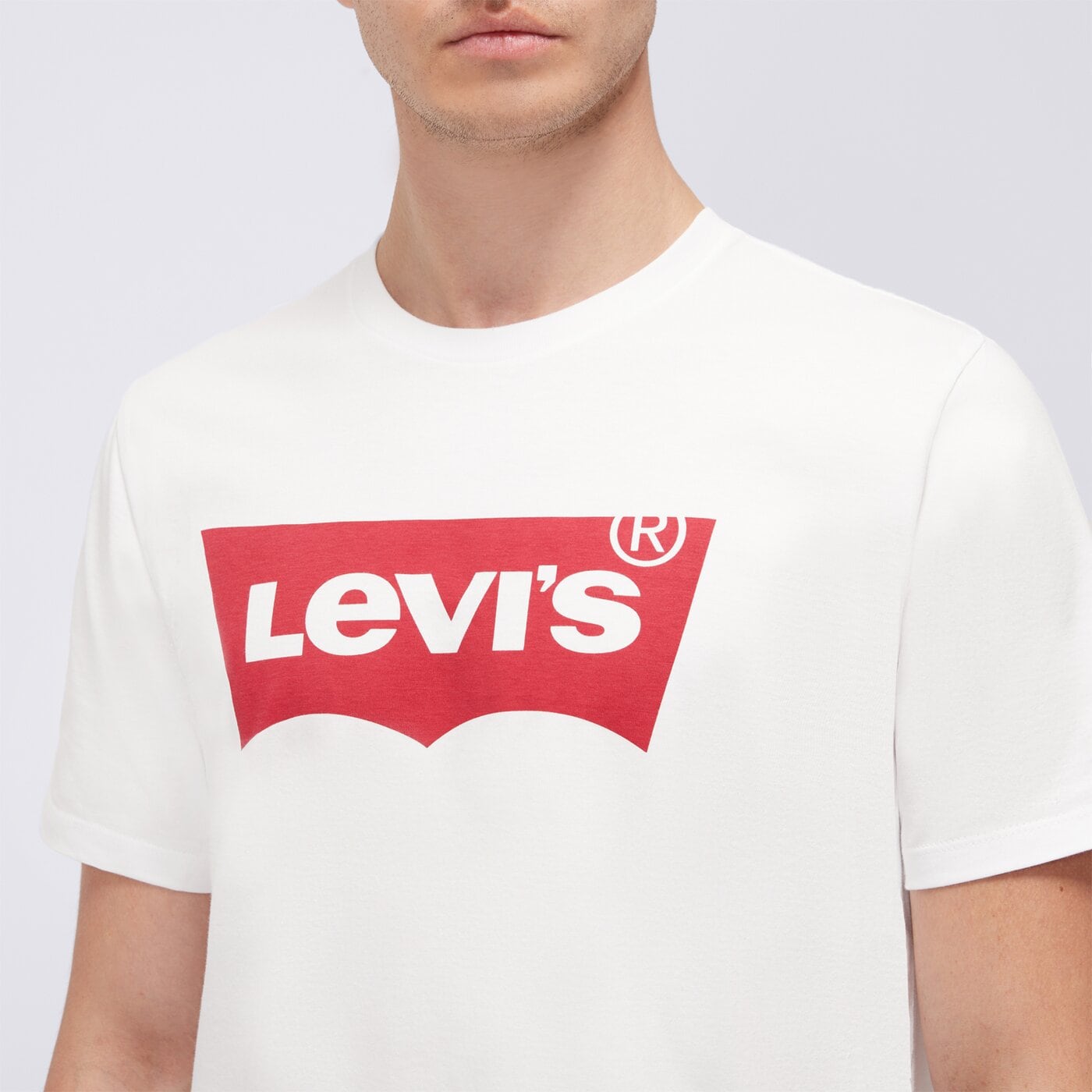 Koszulka męska LEVI'S T-SHIRT GRAPHIC SET-IN NECK 17783-0140 kolor biały