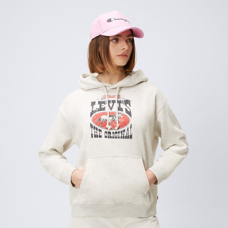 LEVI'S BLUZA Z KAPTUREM EVERYDAY GREYS