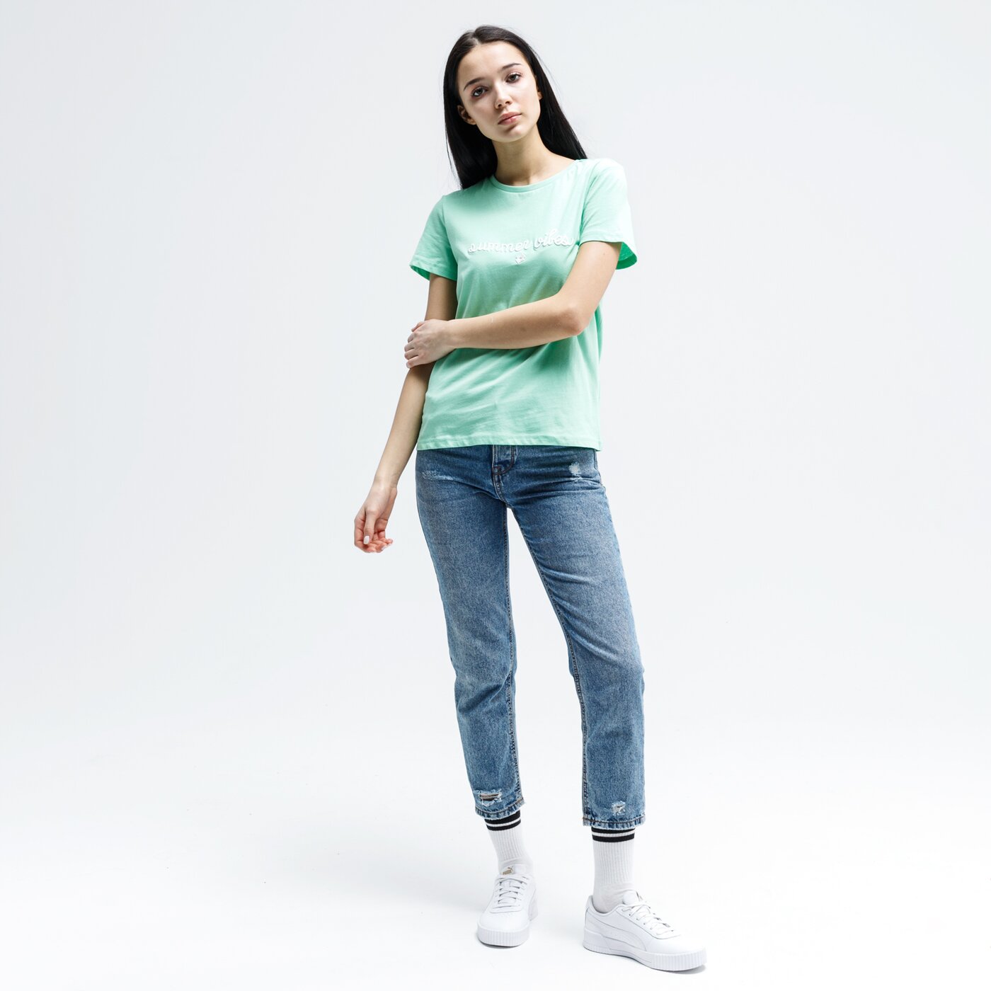 Koszulka damska LOTTO T-SHIRT RODS lo120tsd05002 kolor zielony