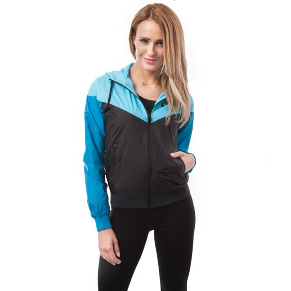 Kurtka przejściowa damska NIKE KURTKA WINDRUNNER 545908020 kolor niebieski