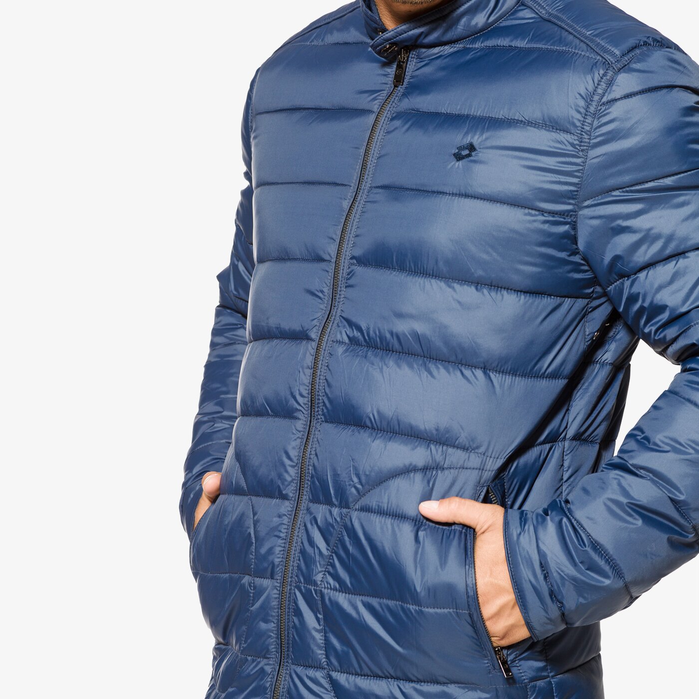 Kurtka zimowa męska LOTTO KURTKA TRAPAZ lo37kum38002 kolor granatowy