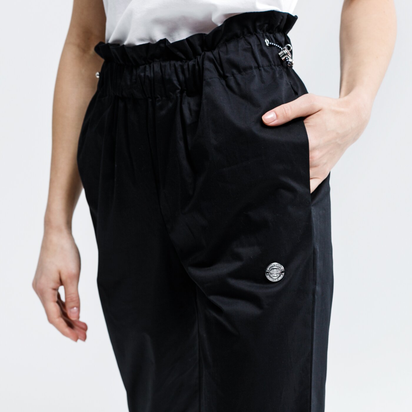 Spodnie dresowe damskie UMBRO SPODNIE TULIPA ul120spd08001 kolor czarny