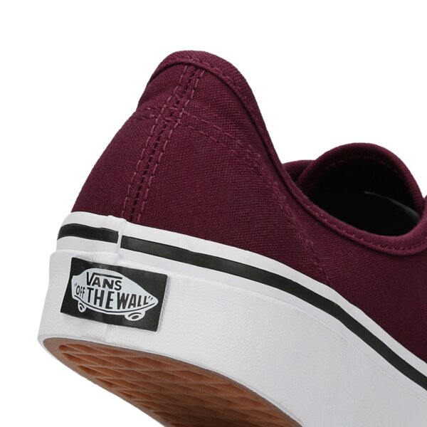 Buty sportowe damskie VANS AUTHENTIC  vn000qer5u81w kolor bordowy