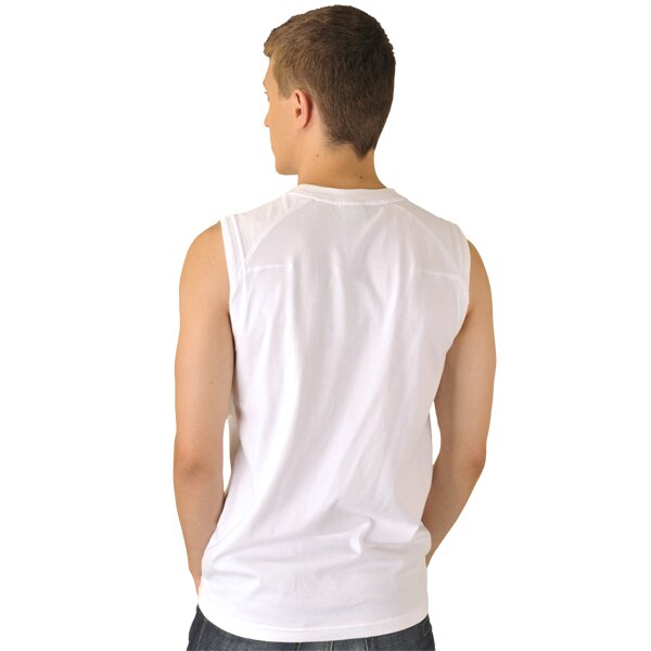 Koszulka męska UMBRO T-SHIRT A LEVER S/L TEE 60467u002 kolor biały