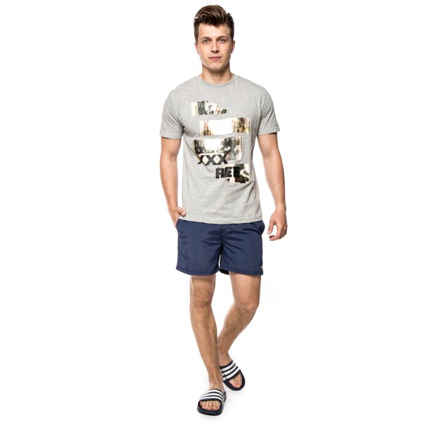 Koszulka męska FEEWEAR T-SHIRT SAMOS fw16tsmpr074 kolor szary