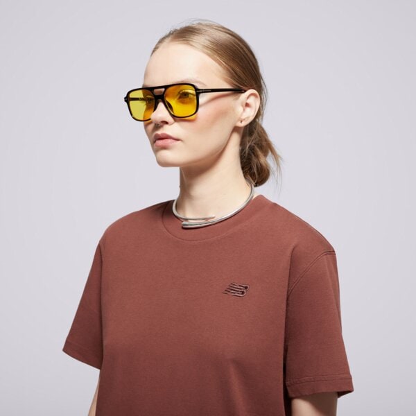 Koszulka damska NEW BALANCE T-SHIRT ATHLETICS JERSEY T-SHIRT wt41501rok kolor brązowy