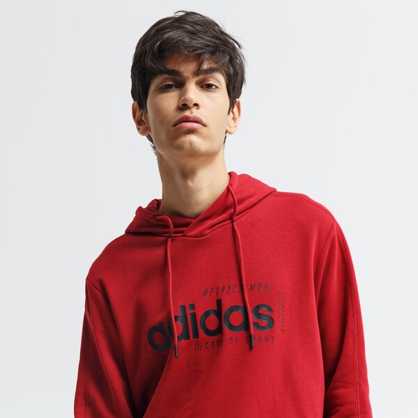 Bluza męska ADIDAS BLUZA M BB HDY ei4637 kolor czerwony