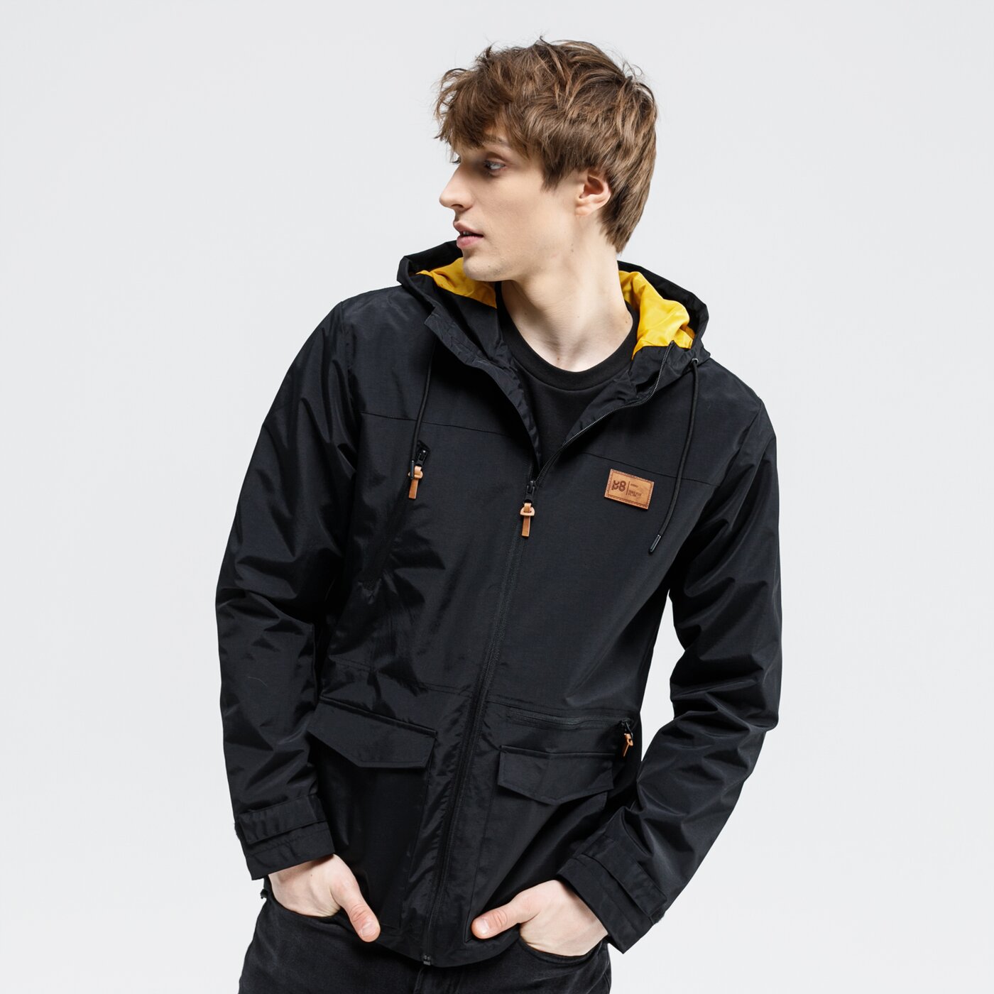 Kurtka przejściowa męska UP8 KURTKA BAGO up120kum03002 kolor czarny