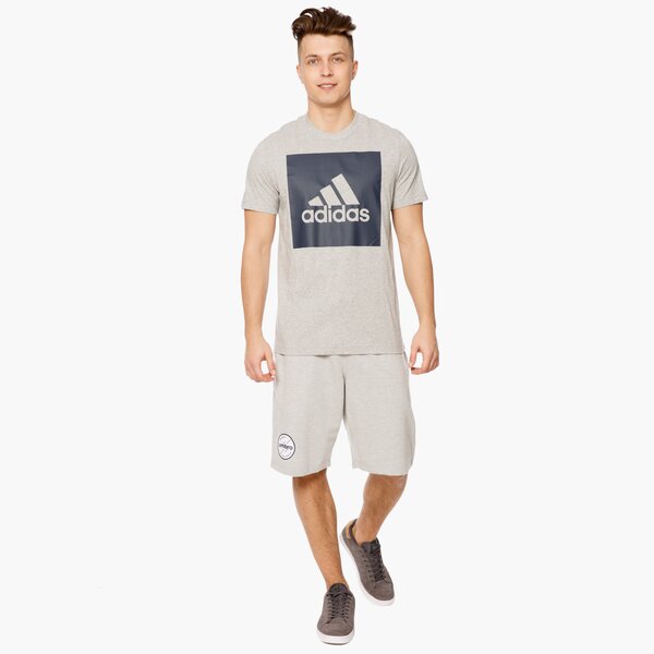Koszulka męska ADIDAS T-SHIRT SS ESS BIGLOGO s98725 kolor szary