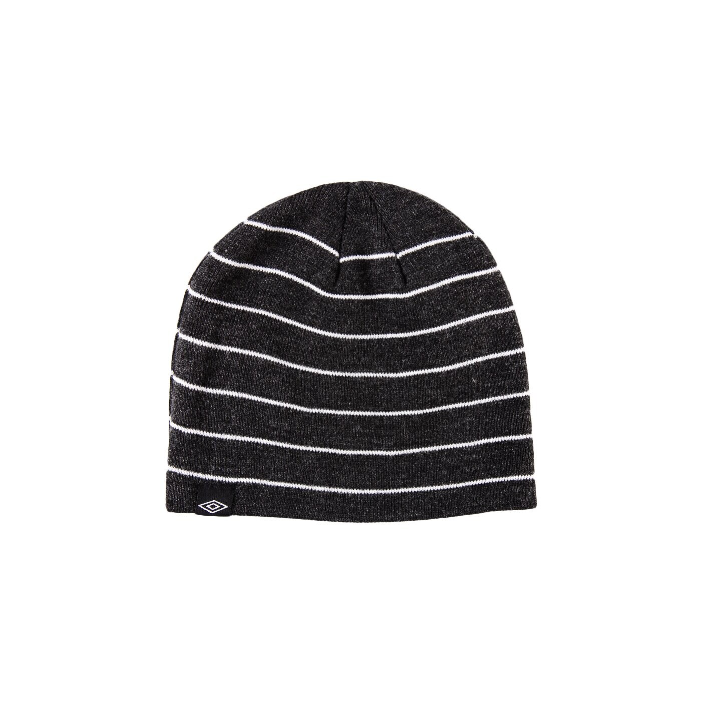 Czapka zimowa damska UMBRO CZAPKA NARROW STRIPES BEANIE GREY ul33cau01 kolor szary