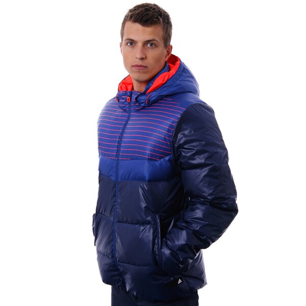 Kurtka zimowa męska ADIDAS KURTKA PAD JKT YOUNG w54186 kolor granatowy