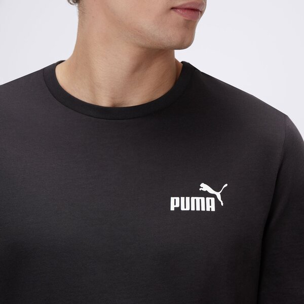 Koszulka męska PUMA T-SHIRT ESS SMALL LOGO TEE 586668 01 kolor czarny