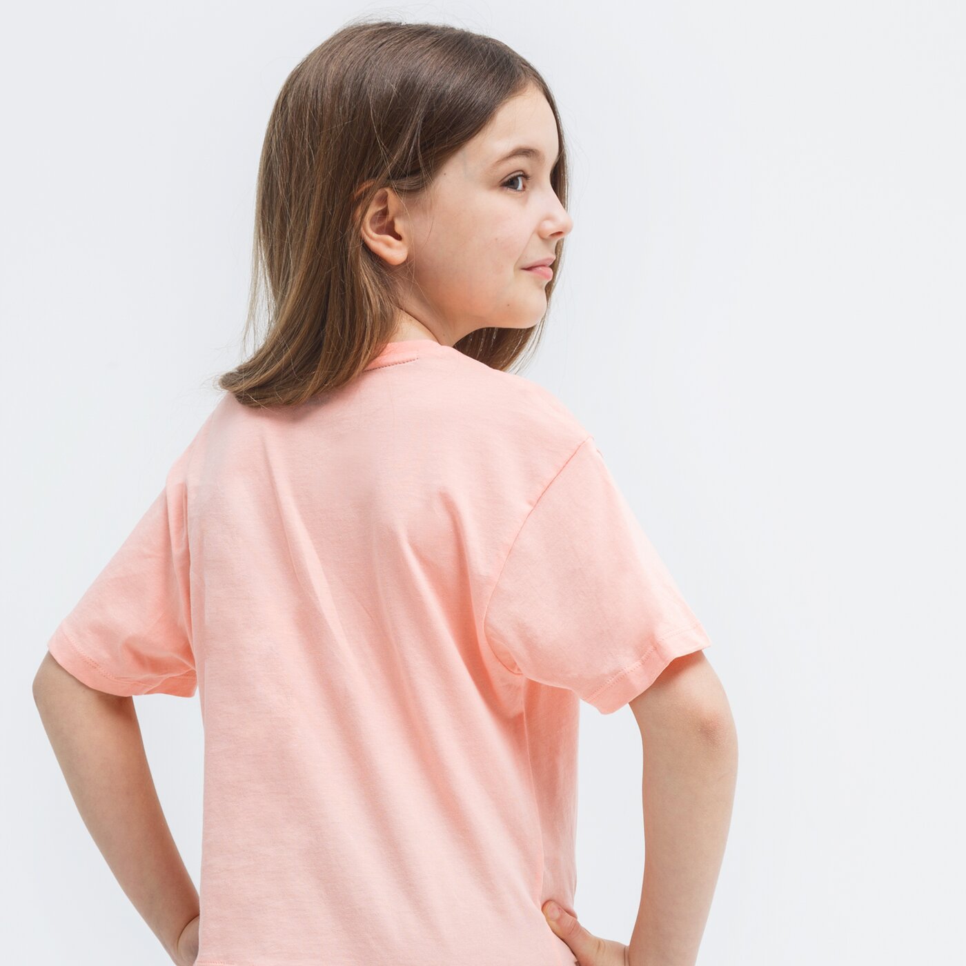 Koszulka dziecięca PUMA T-SHIRT ESS+ LOGO SILHOUETTE G 587044 26 kolor różowy