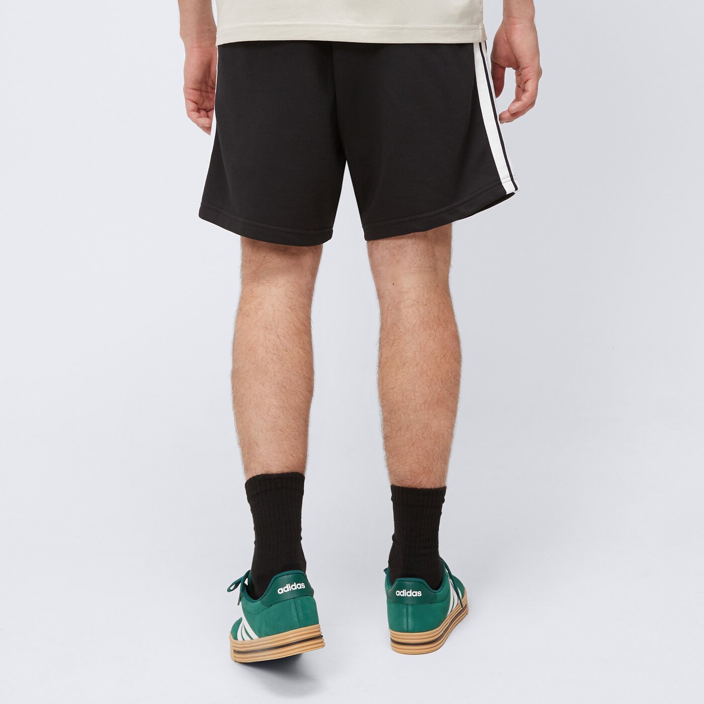 Spodenki męskie ADIDAS SZORTY M 3S FT SHO je6414 kolor czarny