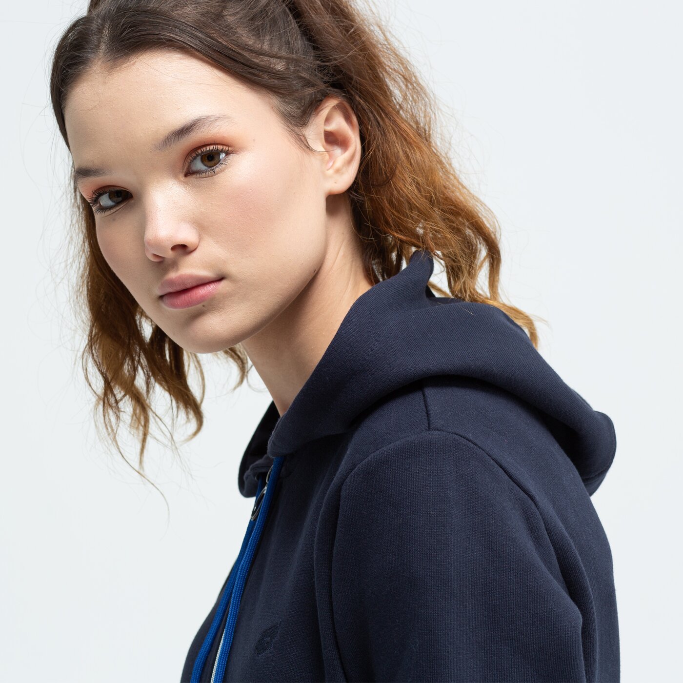 Bluza damska LOTTO BLUZA ROZPINANA Z KAPTUREM JUJUBE lo39bld17001 kolor granatowy