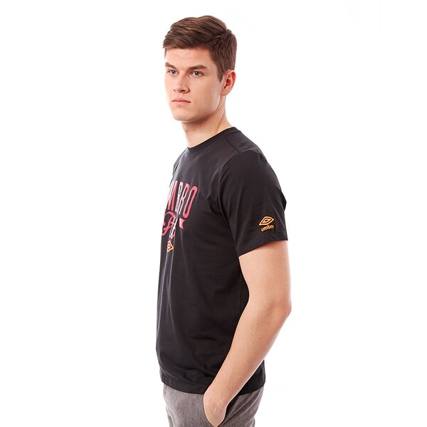 Koszulka męska UMBRO T-SHIRT GRPHC FTBL TEE 62513u060 kolor czarny