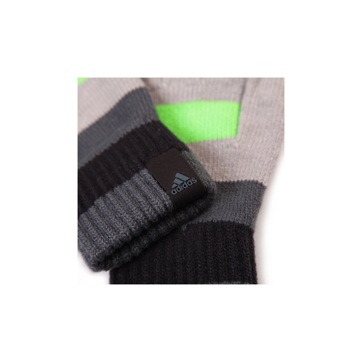  ADIDAS RĘKAWICZKI STRIPED GLOVES m66616 kolor zielony