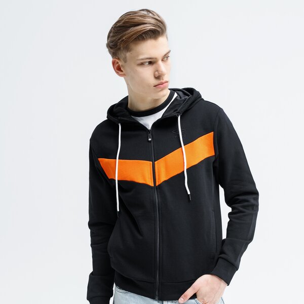 Bluza męska UMBRO BLUZA Z KAPTUREM BAVE ul120blm40002 kolor czarny