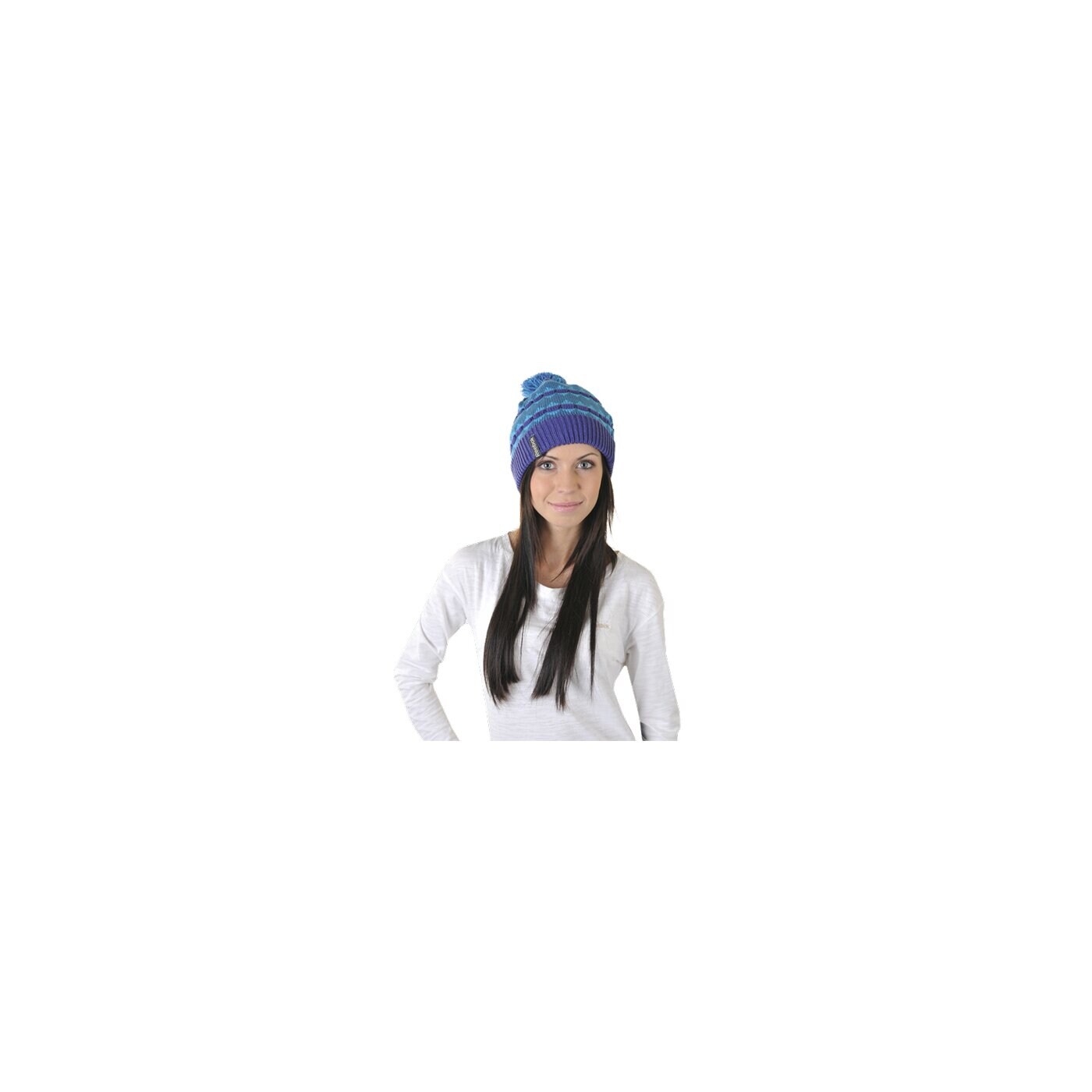Czapka zimowa damska REEBOK CZAPKA Z OTM BEANIE TEAM PURPLE w36731 kolor fioletowy