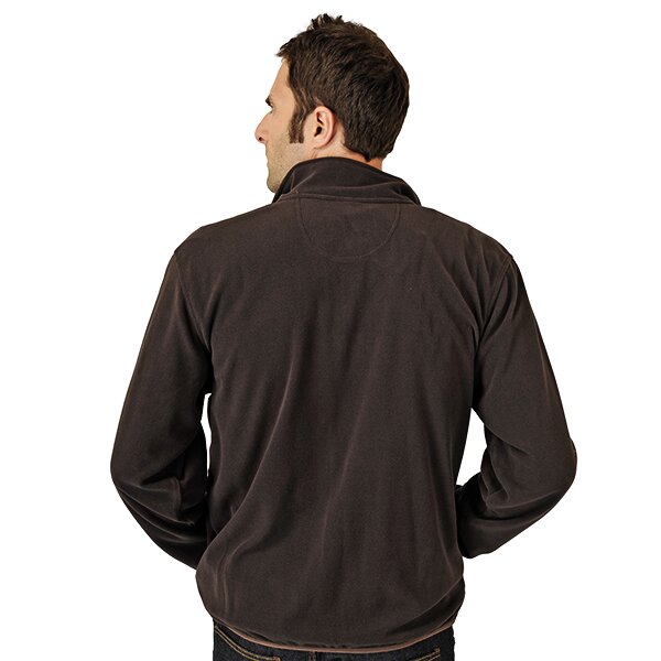 Bluza męska UMBRO POLAR IDAHO MF BROWN 1027128041 kolor brązowy