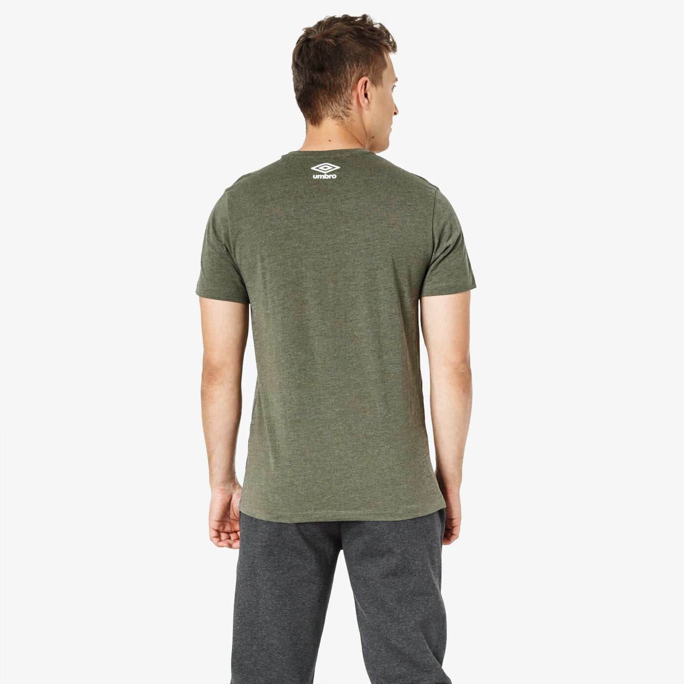 Koszulka męska UMBRO T-SHIRT SS FIRM ul38tsm48003 kolor khaki