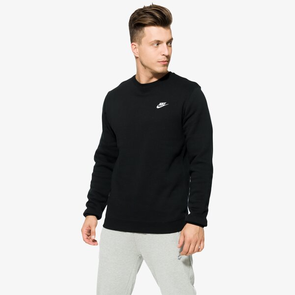 Bluza męska NIKE BLUZA M NSW CRW FLC CLUB 804340-010 kolor czarny