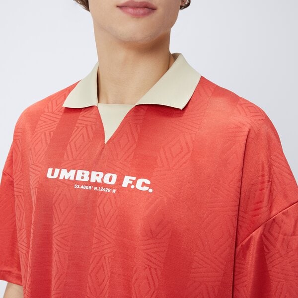 Koszulka męska UMBRO T-SHIRT FOOTBALL SHIRT 66633u-msn kolor czerwony
