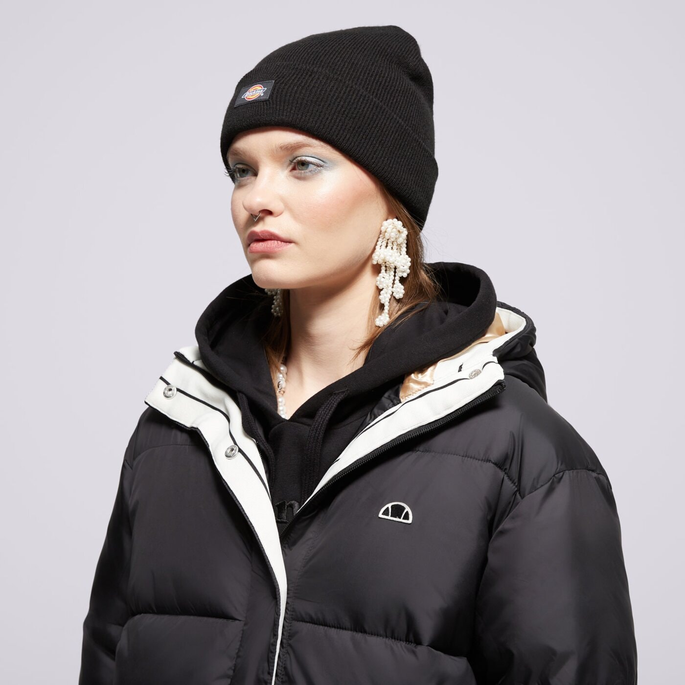 Kurtka zimowa damska ELLESSE PŁASZCZ HURRICANE PADDED JACKET BLK sgx21042011 kolor czarny