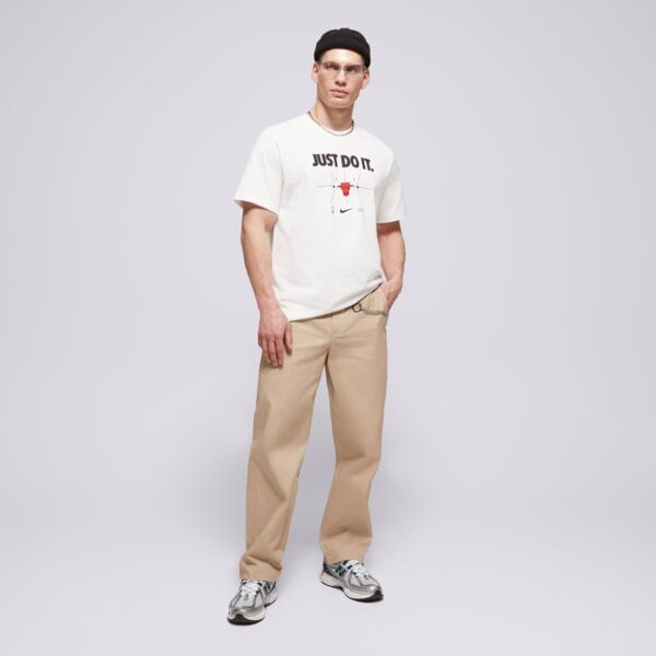 Spodnie dresowe męskie NEW BALANCE SPODNIE ATHLETICS STANDARD PANT 30" mp43560sot kolor beżowy