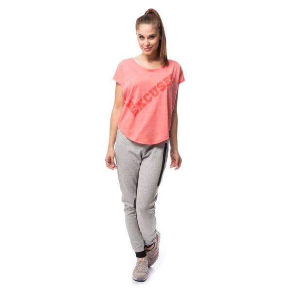Spodnie dresowe damskie LOTTO SPODNIE KINIA lo35spd10001 kolor szary