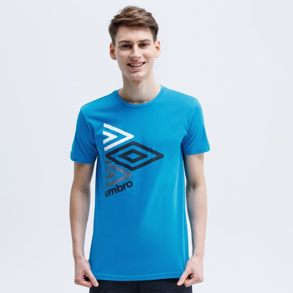 Koszulka męska UMBRO T-SHIRT ODELO ul120tsm74002 kolor niebieski