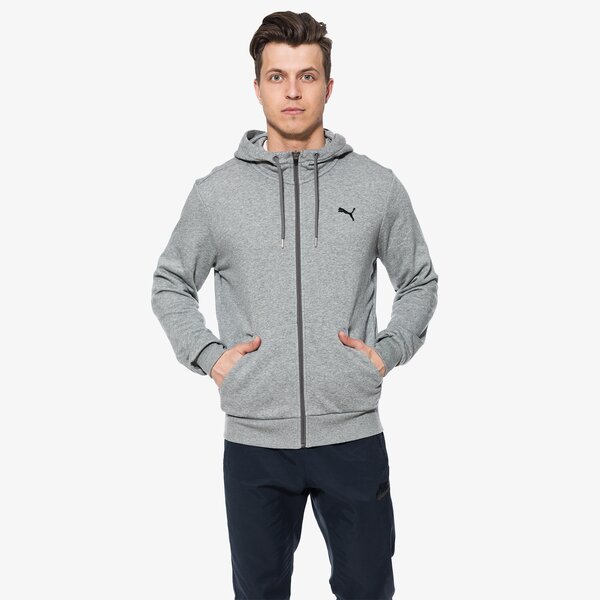Bluza męska PUMA BLUZA ESS FZ HOODY 83837103 kolor szary