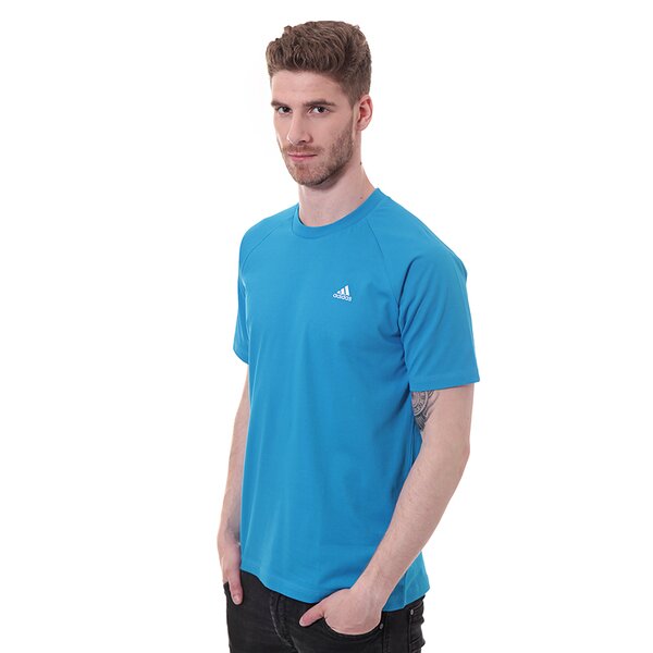 Koszulka męska ADIDAS T-SHIRT AESS CREW TEE d89820 kolor niebieski