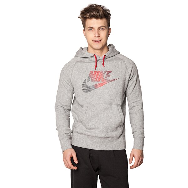 Bluza męska NIKE BLUZA AW77 FT HOODY FUTURA 727389063 kolor szary
