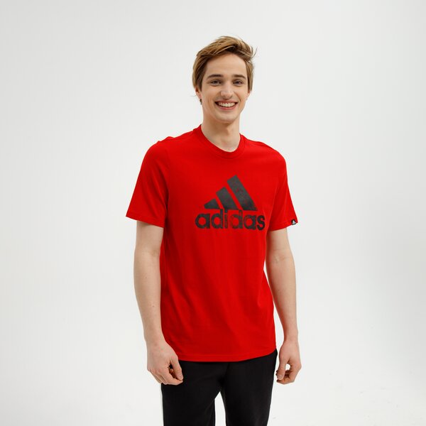Koszulka męska ADIDAS T-SHIRT SS M BRUSH G T he4796 kolor czerwony