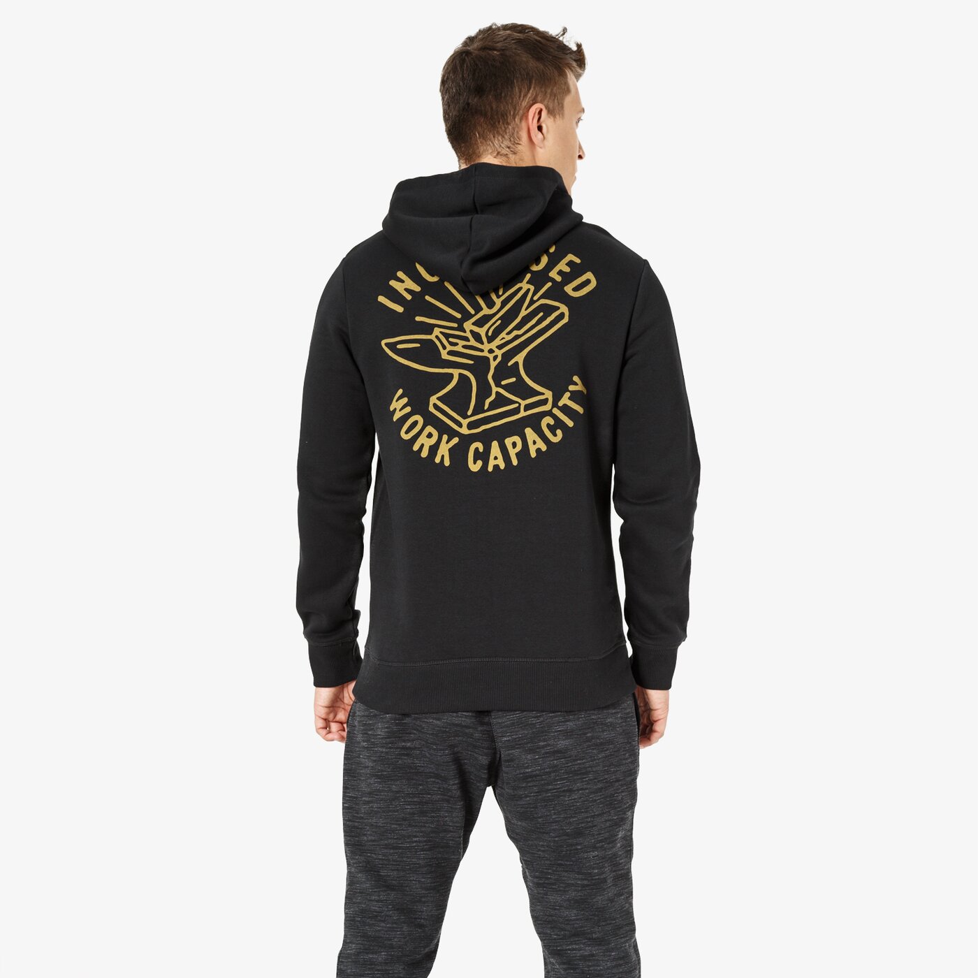 Bluza męska REEBOK BLUZA CF IWC ANVIL PULLOVER dh3697 kolor czarny