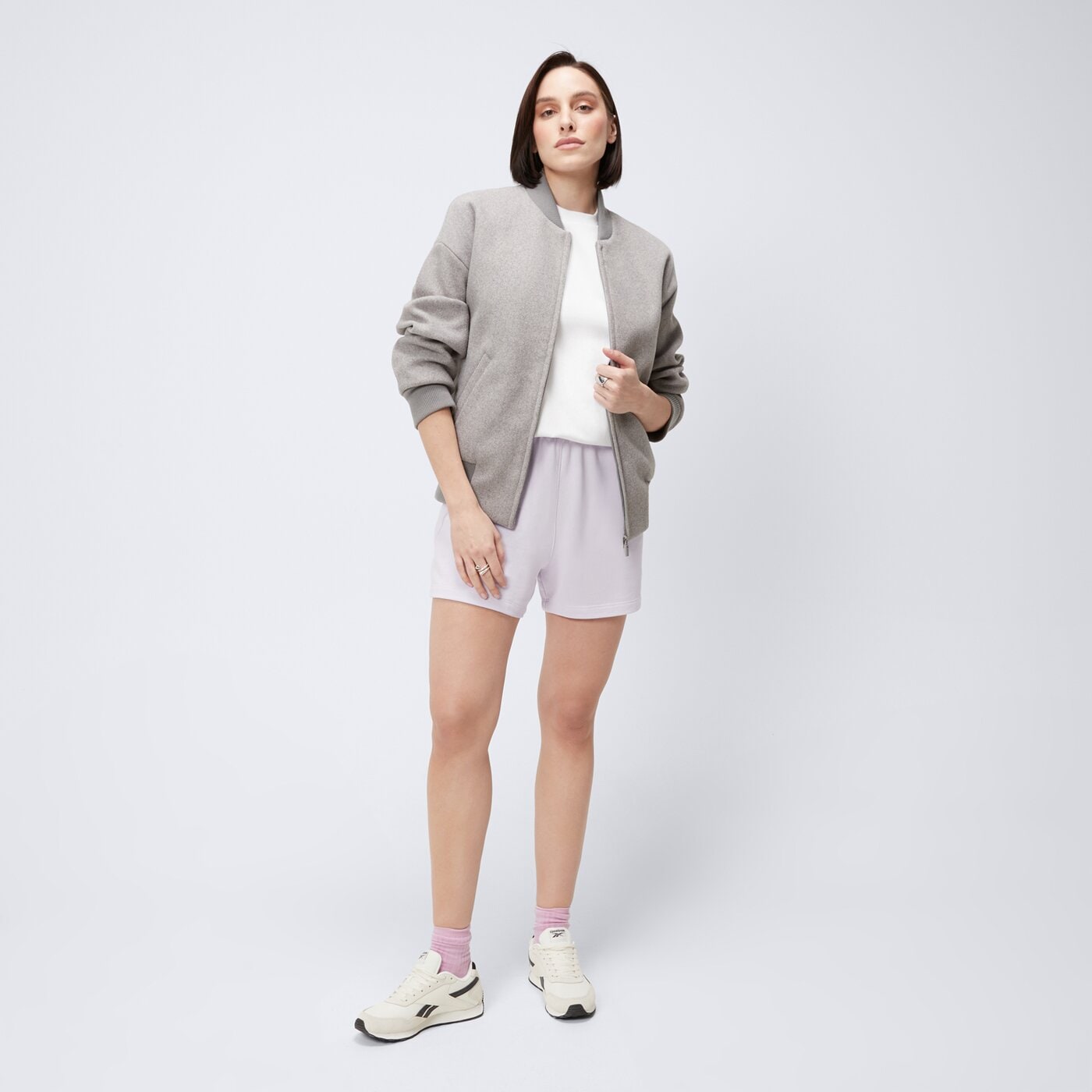 Spodenki damskie REEBOK SZORTY REEBOK IDENTITY SL FT 100234359 kolor fioletowy