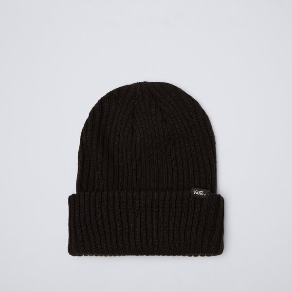 Czapka zimowa damska VANS CZAPKA ZIMOWA MN CLIPPED CUFF BEANIE-B vn0a53vwblk1 kolor czarny