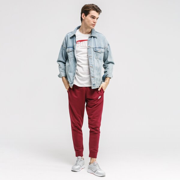 Spodnie dresowe męskie NIKE SPODNIE SPORTSWEAR CLUB bv2679-638 kolor bordowy