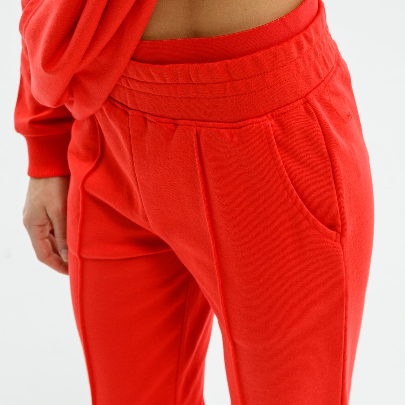 Spodnie dresowe damskie UMBRO SPODNIE VOLPETTA ul321spd23001 kolor czerwony