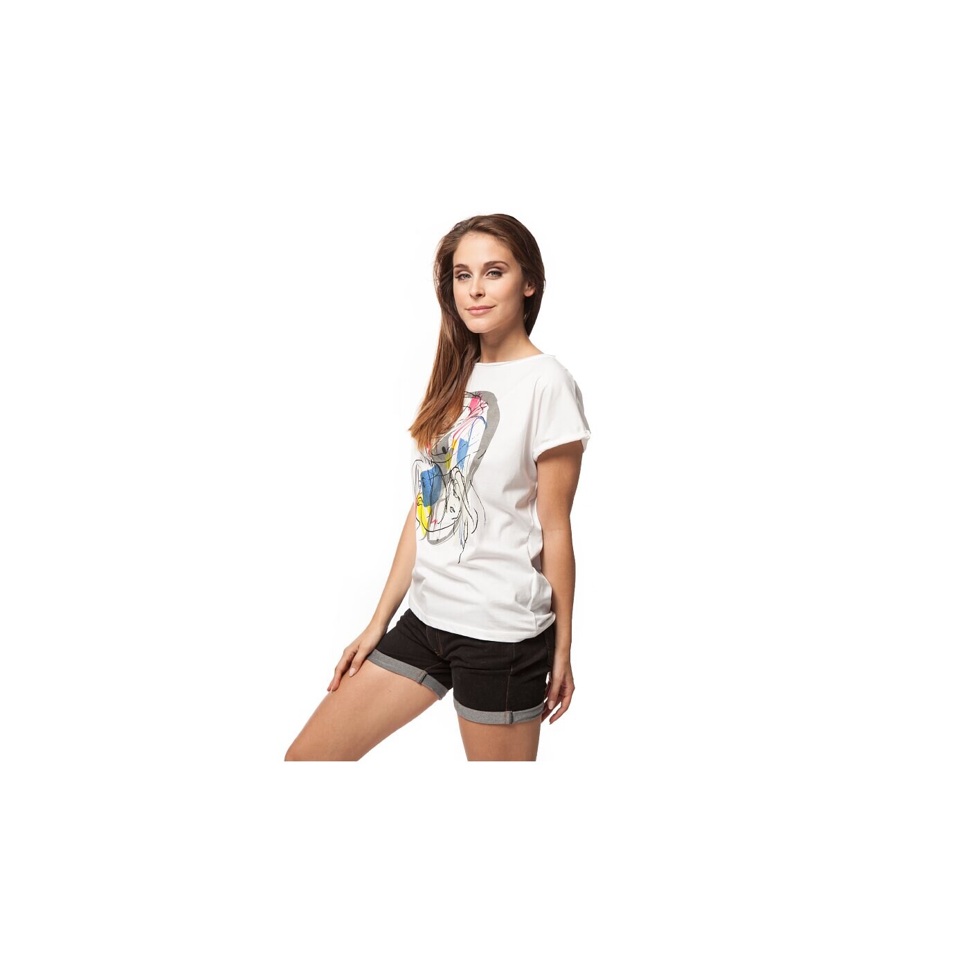 Koszulka damska FEEWEAR T-SHIRT UNO fw15tsd26001 kolor biały