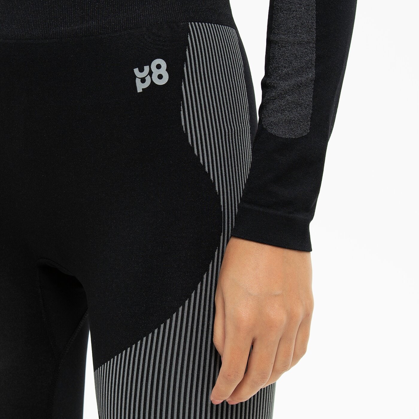 Spodnie dresowe damskie UP8 LEGGINGS TERMICZNE MOSER up322bid57001 kolor czarny