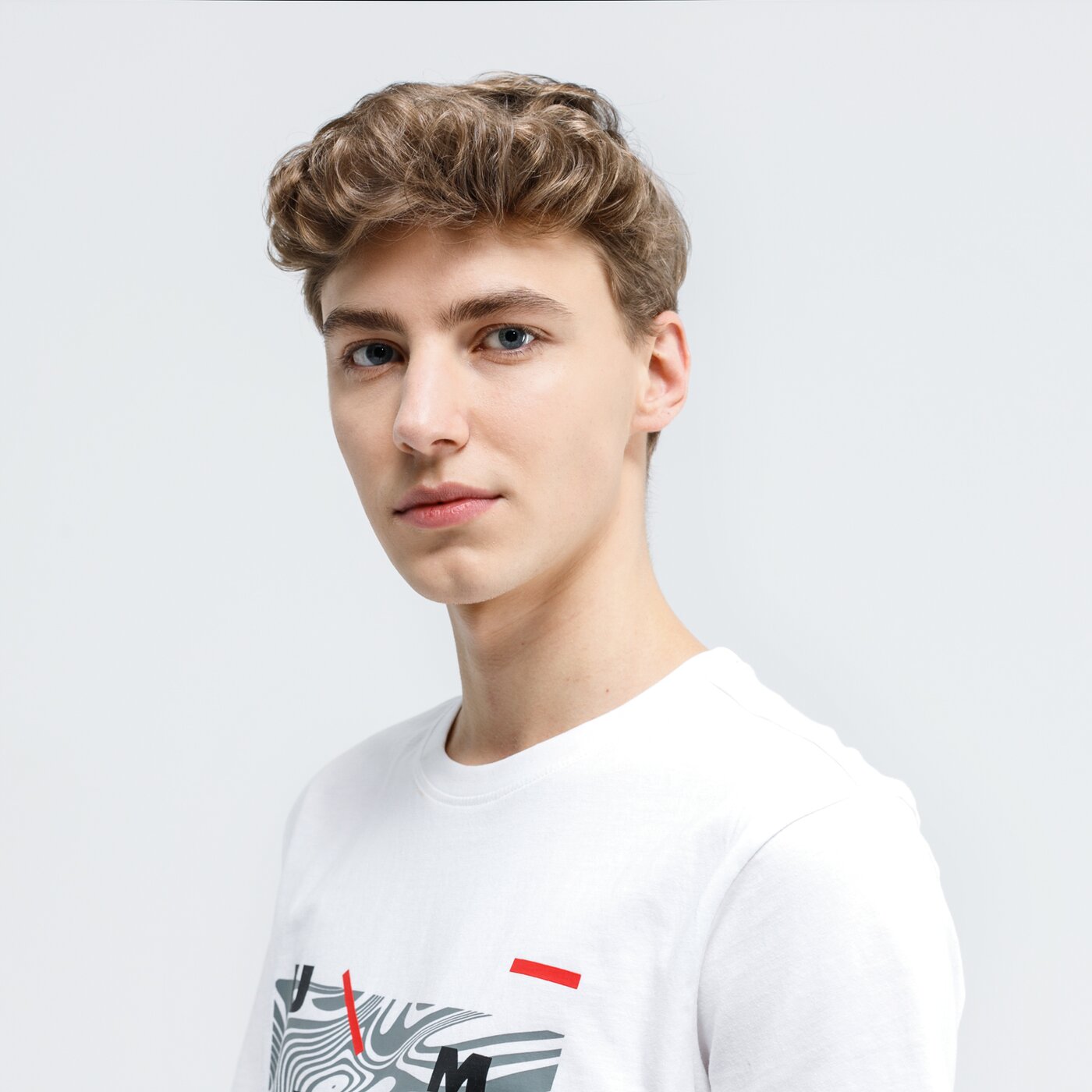 Koszulka męska UMBRO T-SHIRT TROLVO ul120tsm37003 kolor biały