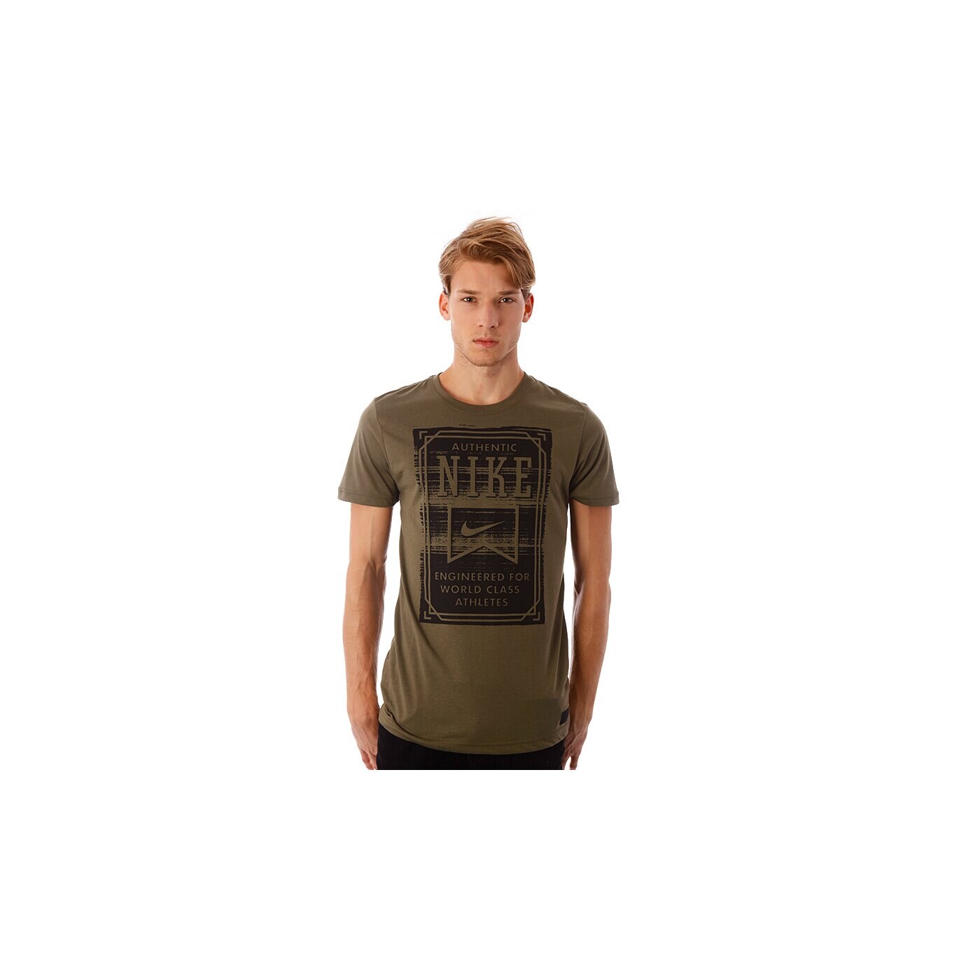 Koszulka męska NIKE T-SHIRT S+ SCANNER DFB SS TEE 547551222 kolor khaki