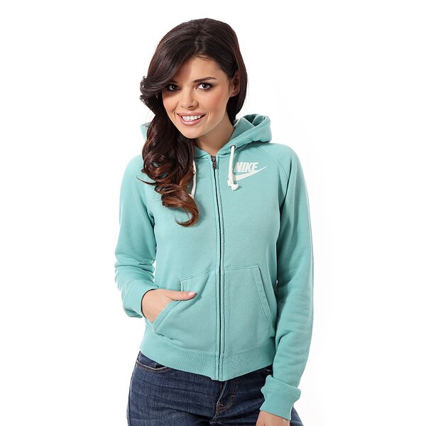 Bluza damska NIKE BLUZA RALLY FZ HOODY 585717347 kolor zielony