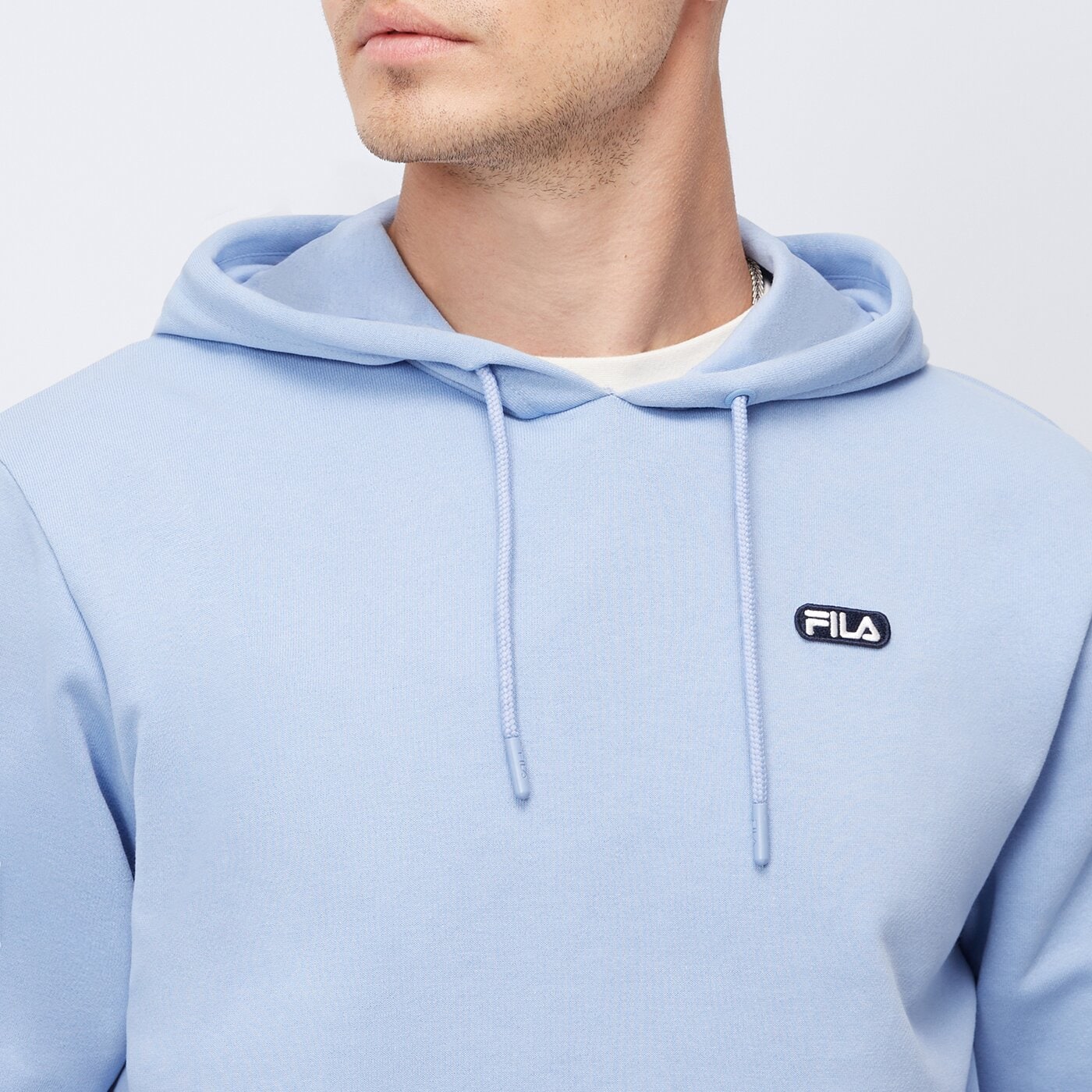 Bluza męska FILA BLUZA Z KAPTUREM LOKI FT ss25spm018367 kolor niebieski