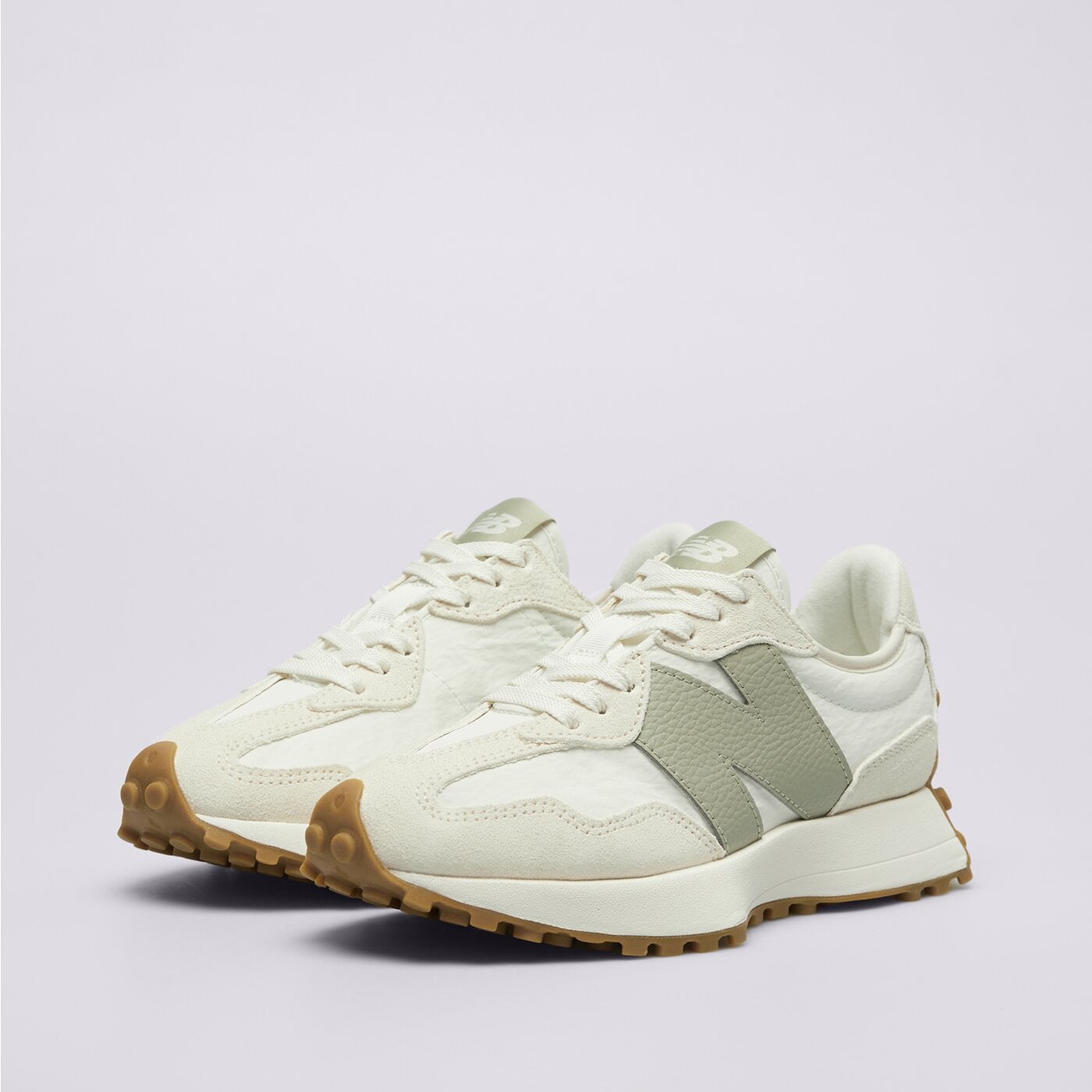 Buty sportowe damskie NEW BALANCE 327  ws327ftb kolor beżowy