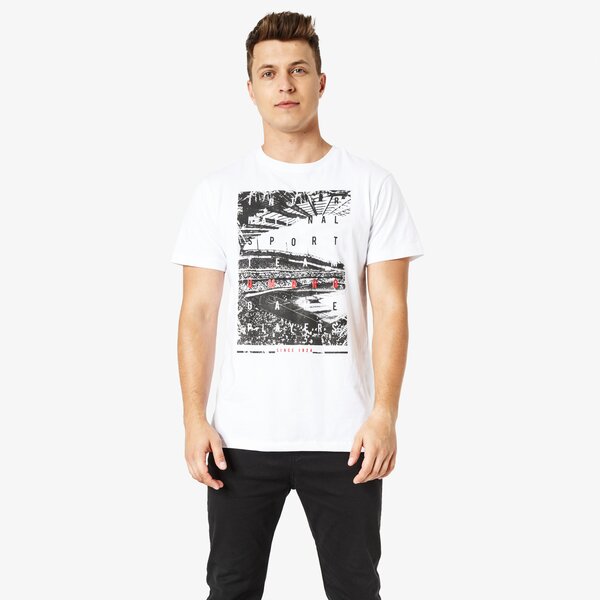Koszulka męska UMBRO T-SHIRT SS HEADER ul38tsm55002 kolor biały