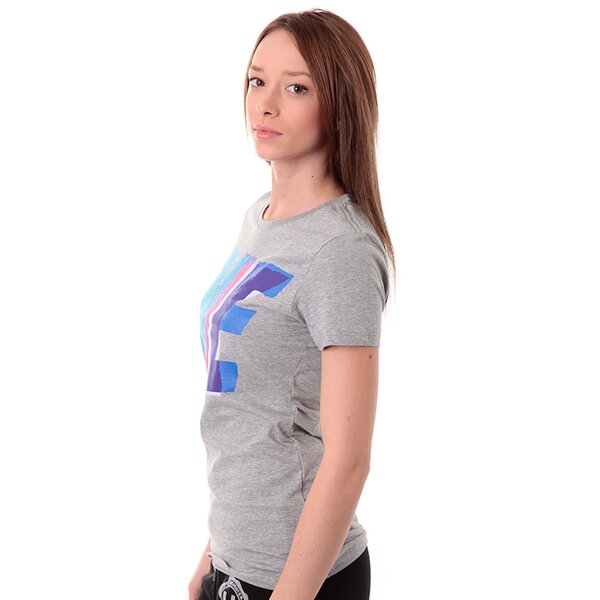 Koszulka damska NIKE T-SHIRT NIKE TEE PRINTSHOP 575643063 kolor szary