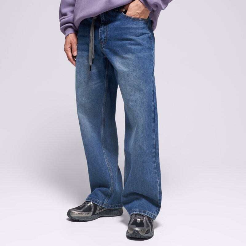 PROSTO SPODNIE JEANS BAGGY TARMAC BLUE